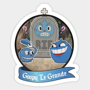 Cuphead - Goopy Le Grande Sticker